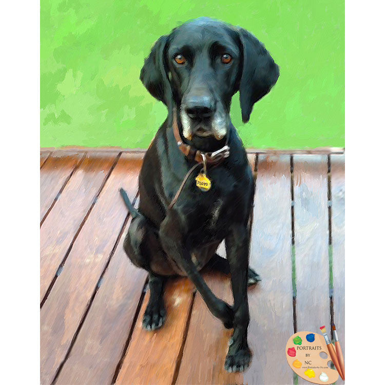 Great Dane Dog Painting