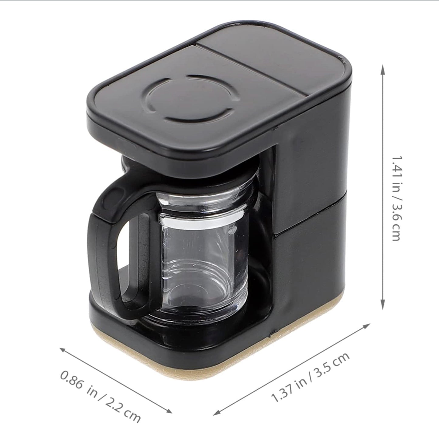 dollhouse coffe maker size