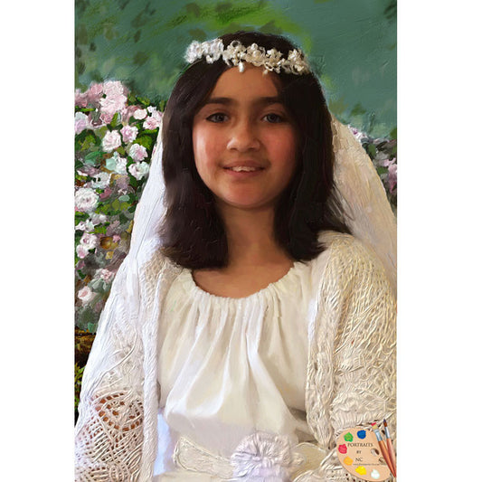 Communion Portrait 403 - Portraits by NC