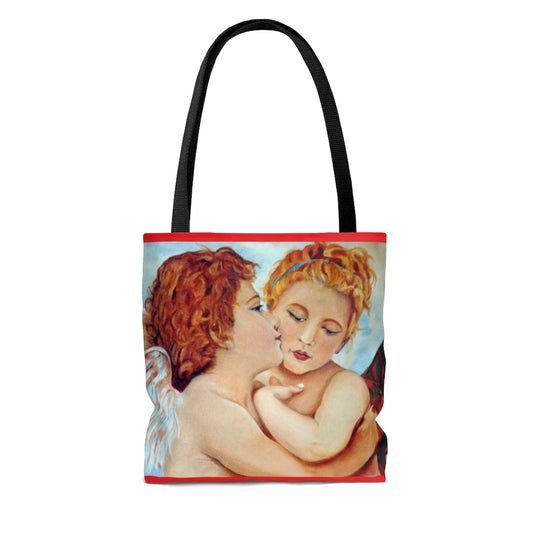 Tote Bag - The Kiss Design small back