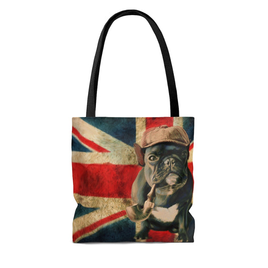 Tote Bag - French Bulldog Smoking Pipe