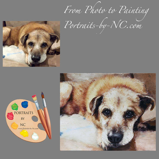 Dog Portrait From Photo