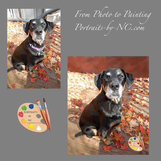 Dog Portraits From your Photo 334