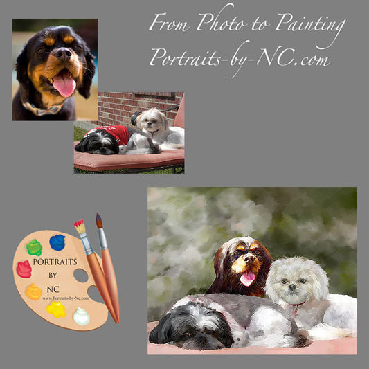 Group Dog Portrait from Photo 561