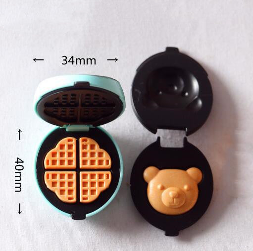 Miniature Waffle Maker 1/6 Scale Dollhouse Kitchen Mini Toaster