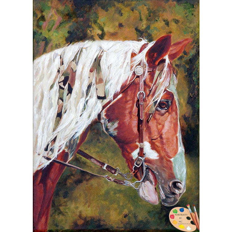 Horse Portrait Warriors Horse 153