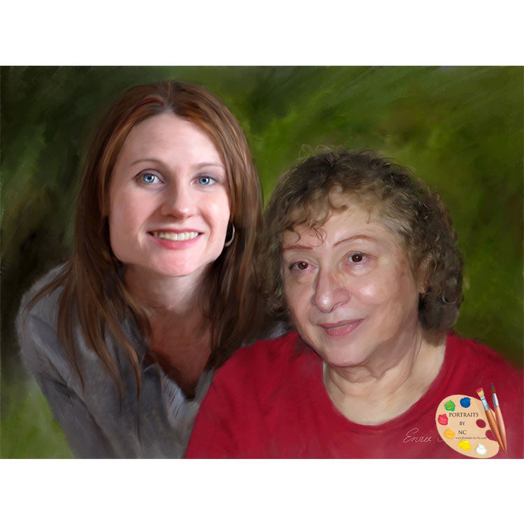 Family Portrait Grandma 287