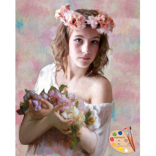 Flower Girl Painting