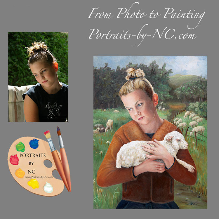 Children with Pets Portrait The Favorite 152 - Portraits by NC