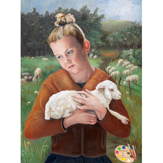 Children with Pets Portrait The Favorite 152 - Portraits by NC