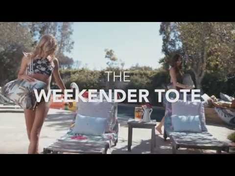 Weekender Tote Bag - Customizable Carryall Tote - Design Ameretat