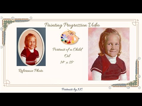 Custom Painted Portrait of a Child