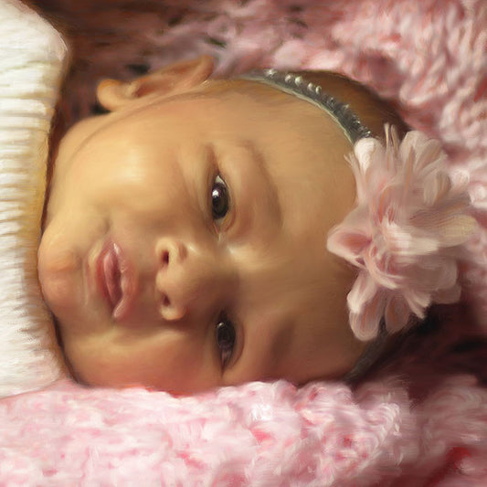 Baby Girl Portrait 389 - Portraits by NC