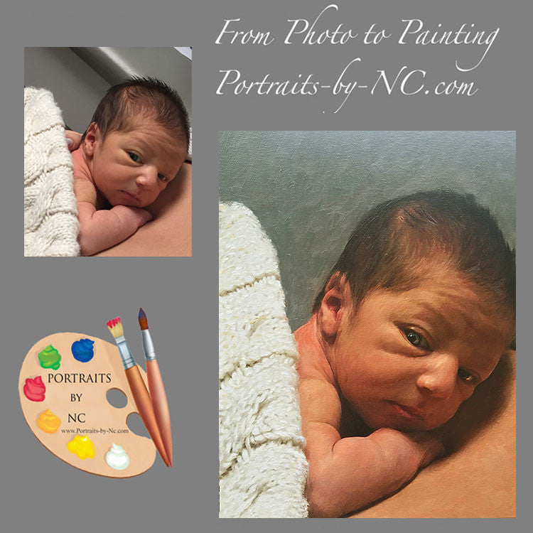 Infant Baby Portraits From Photo 400