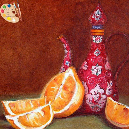 Still Life Painting of Lemons 64