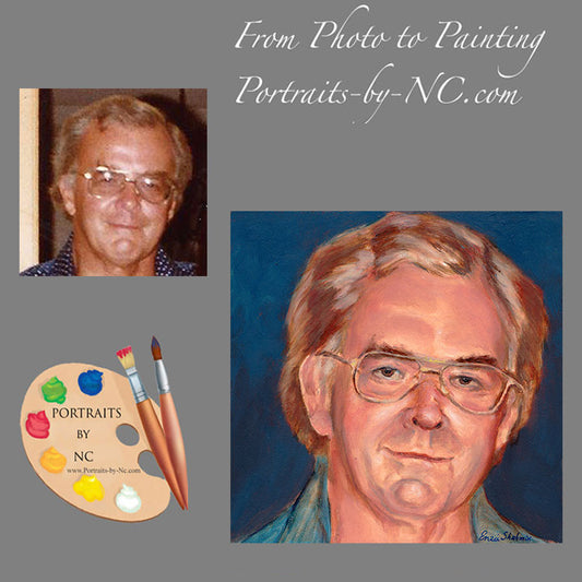 Custom Portraits of Men from Photo