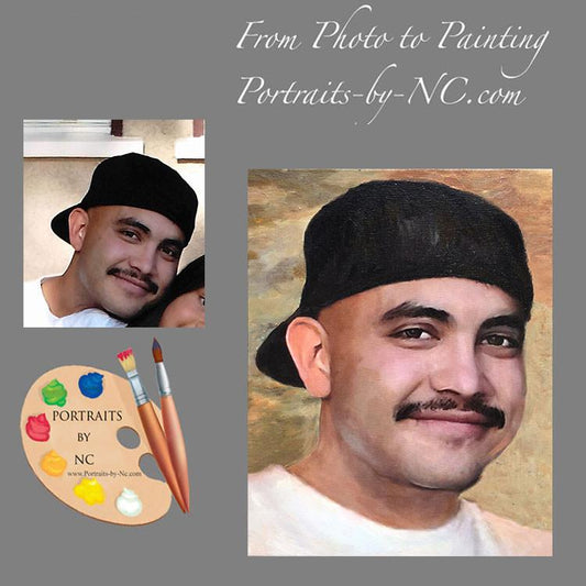 Family Portraits in Oil - Young Man Portrait