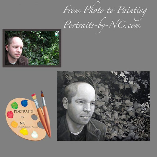 Young Man Portrait from Photo