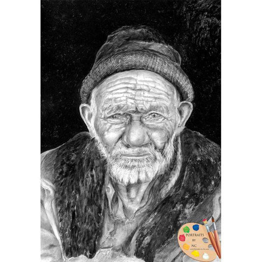 Old Man Portrait Perseverance 42 - Portraits by NC