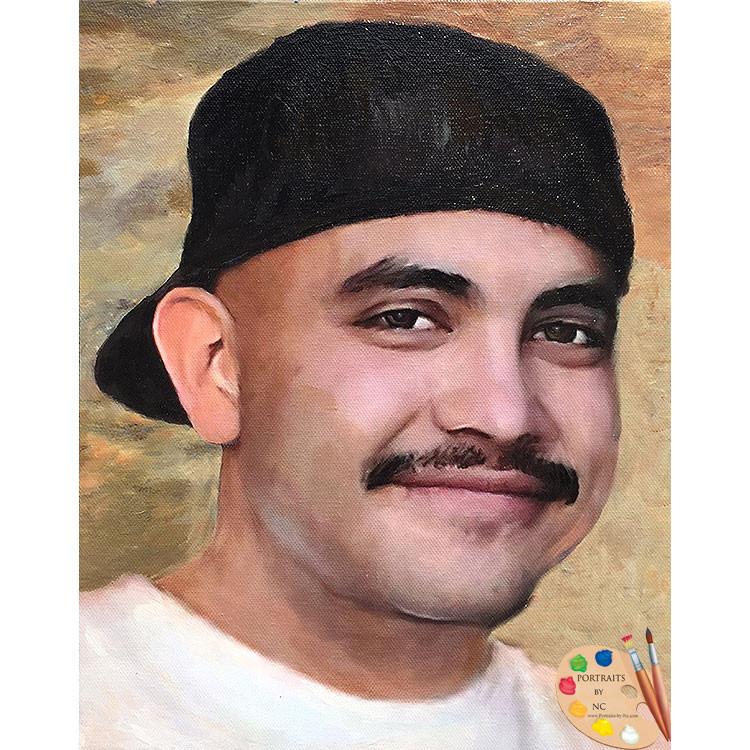 Family Portraits in Oil - Young Man Portrait
