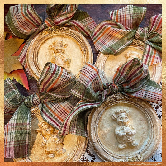 Handcrafted Decorative Piglet Frame