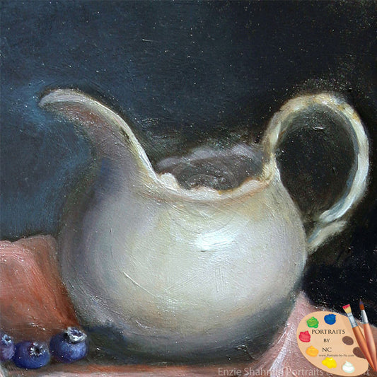 Still Life Painting Creamer 126