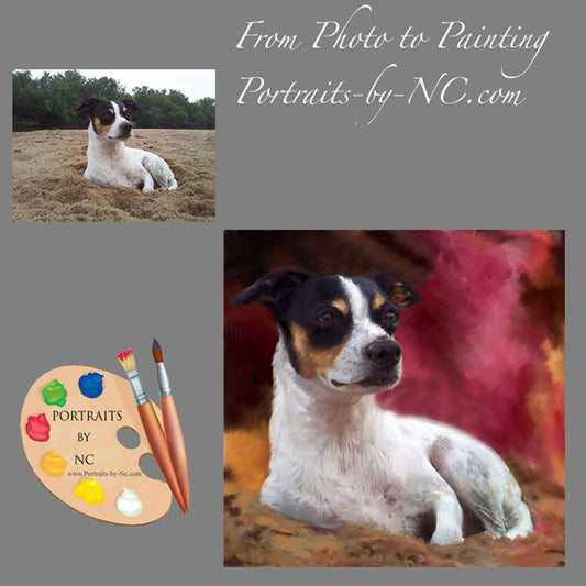 Rat Terrier Portrait from Photo 225