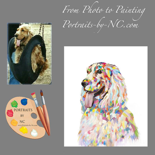 Cocker Spaniel Dog Portrait 331 - Portraits by NC