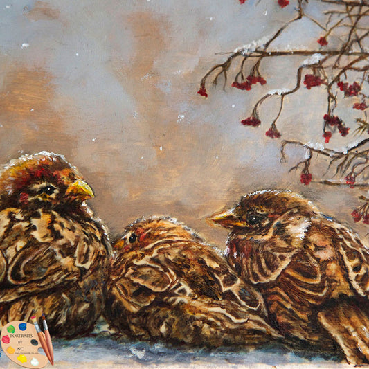 Sparrow Painting Keeping Company 186