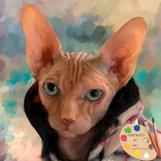 Sphinx Cat Painting 635