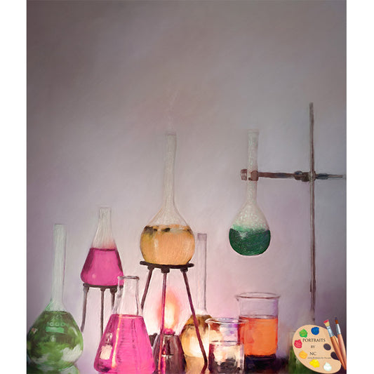 Still Life Magical Beakers 315