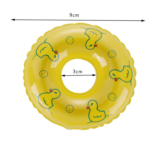Mini Air Swimming Pool Ring 1/6 Scale Doll Accessory for BJD and Barbie