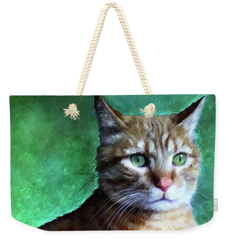 Tabby Cat - Weekender Tote Bag Neutral
