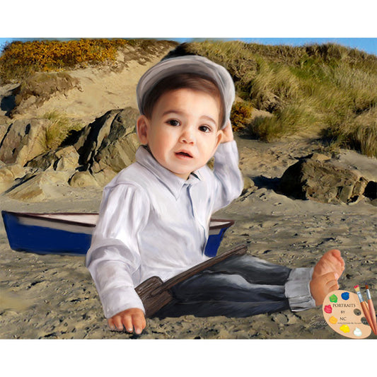 Boy Portrait Little Sailor 245 - Portraits by NC
