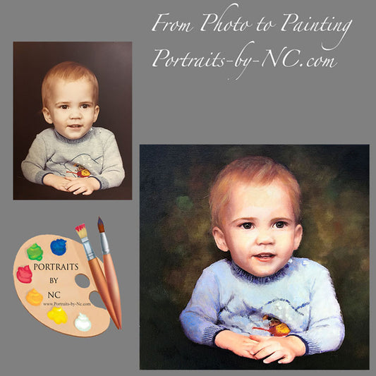 Toddler Boy Portrait 567 from Photo