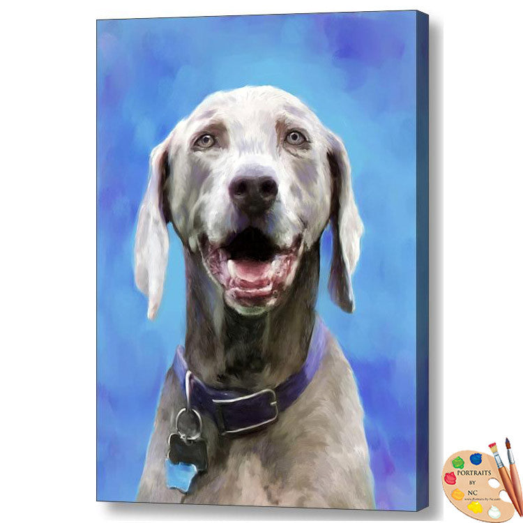 Weimaraner Dog Print 352