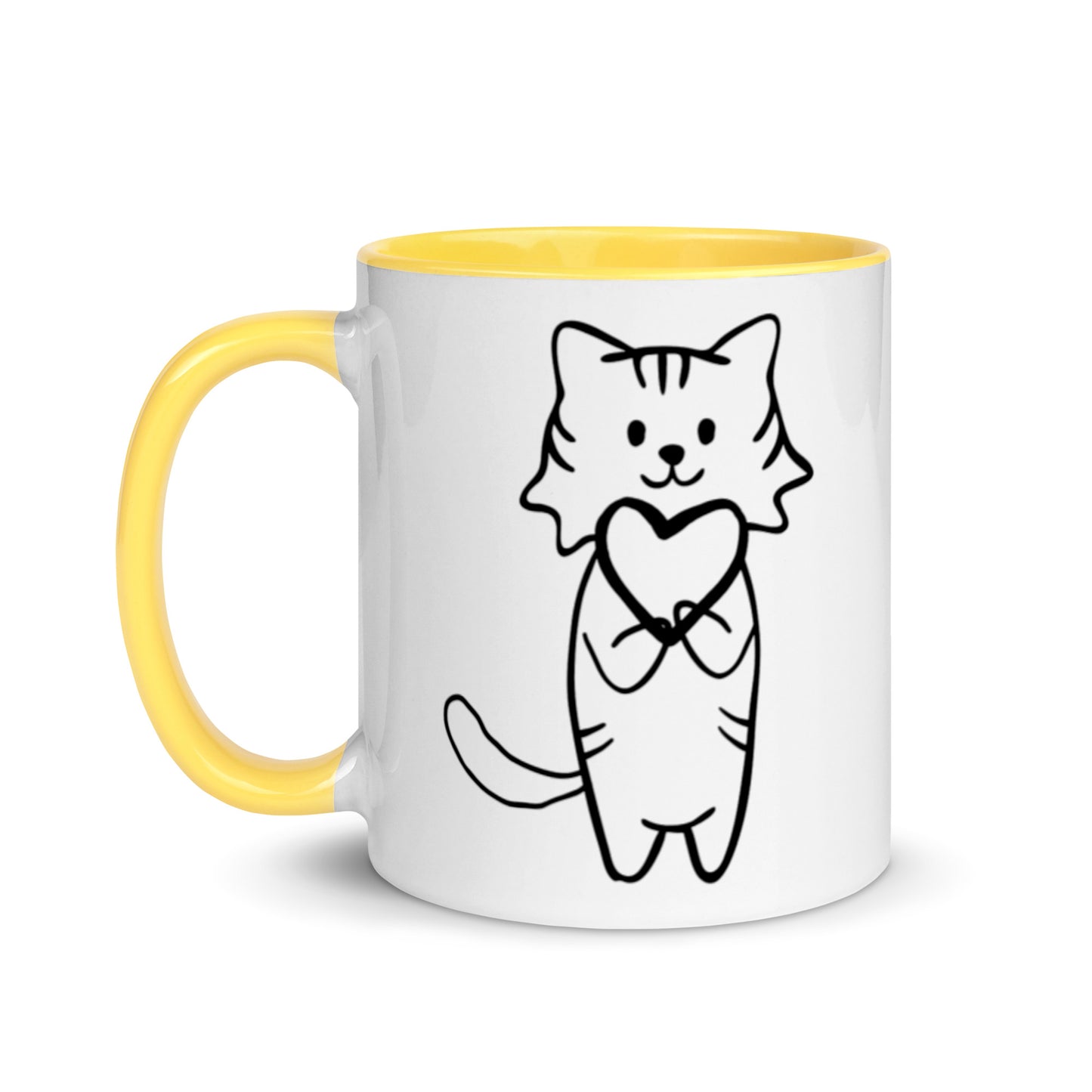 Paw-sitive Vibes Only Mug with Color Inside
