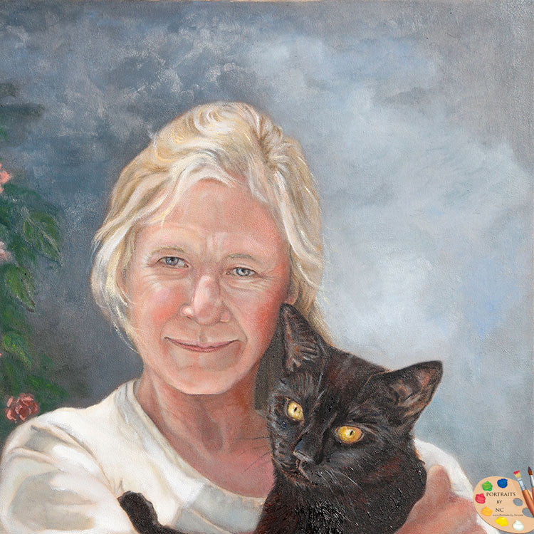 Adults with Pets Portrait of Forever in my Heart #000 - Portraits by NC