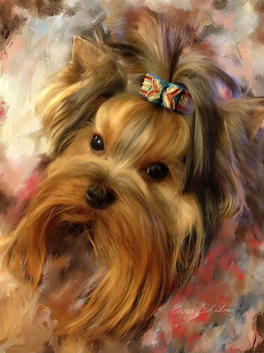 Yorkie Painting