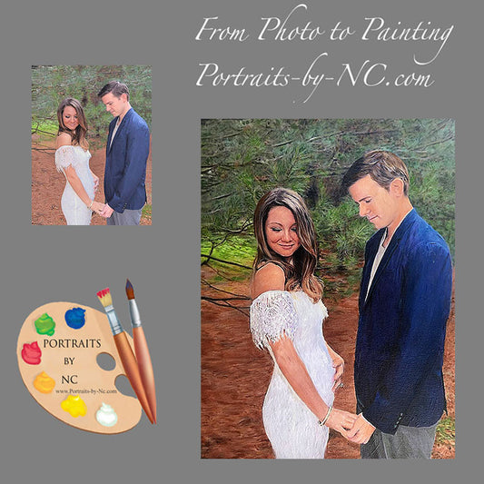 Expecting Couple Portrait from Photo 420