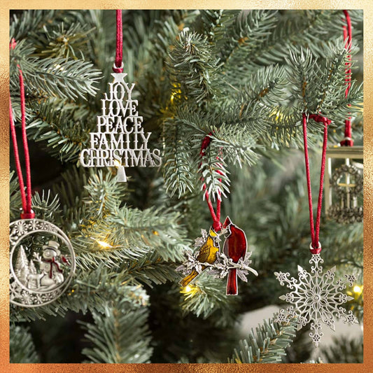 Clever uses for Pewter Christmas Ornaments