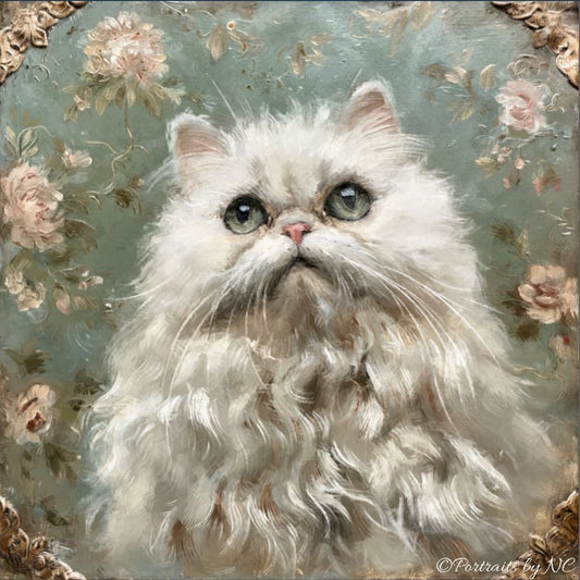 Persian Cat Painting