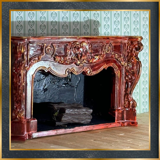 Victorian Fireplace 1/24 Scale