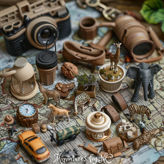 Safari Flat Lay Miniatures