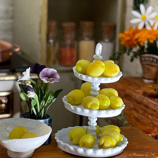 How to Make Miniature Lemons out of Polymer Clay