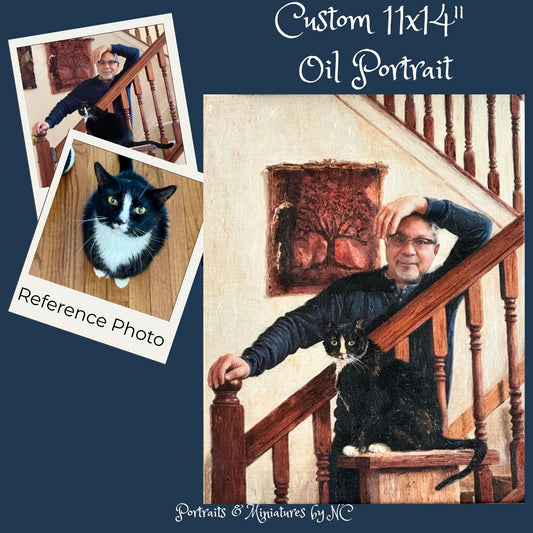 🎨 Behind the Brush — "Companions on the Stair"