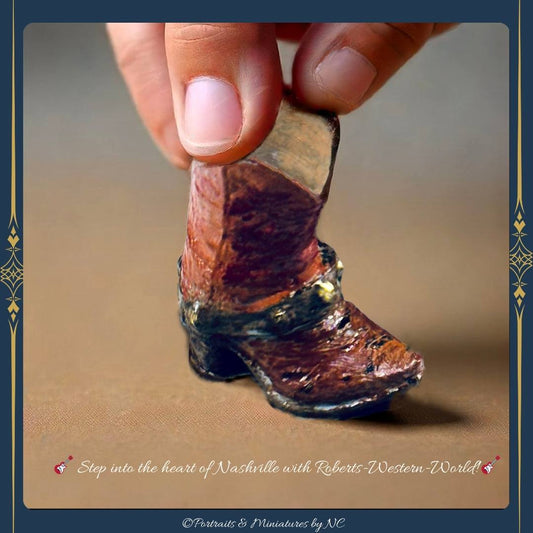 Miniature Cowboy Boot
