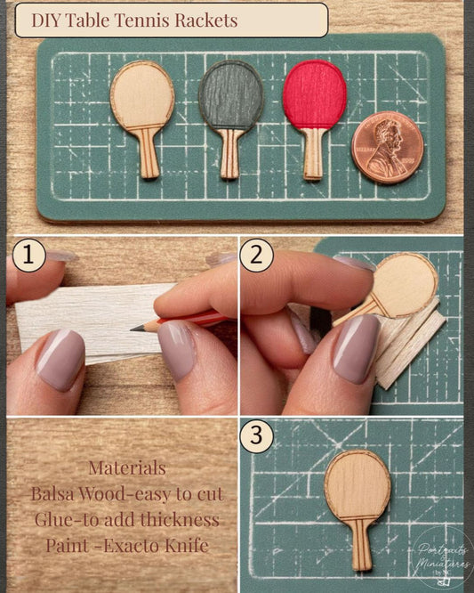 DIY Table Tennis Rackets from Balsa Wood (Prevent Warping!)