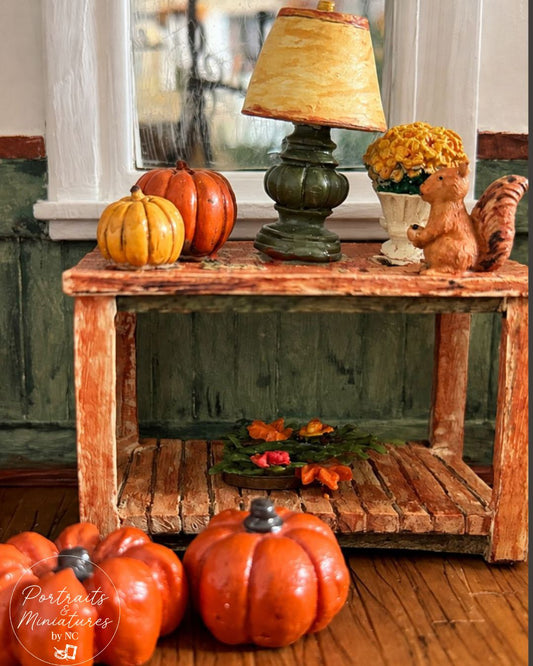 DIY Farmhouse Fall Decor: Upgrading Miniature Autumn Displays