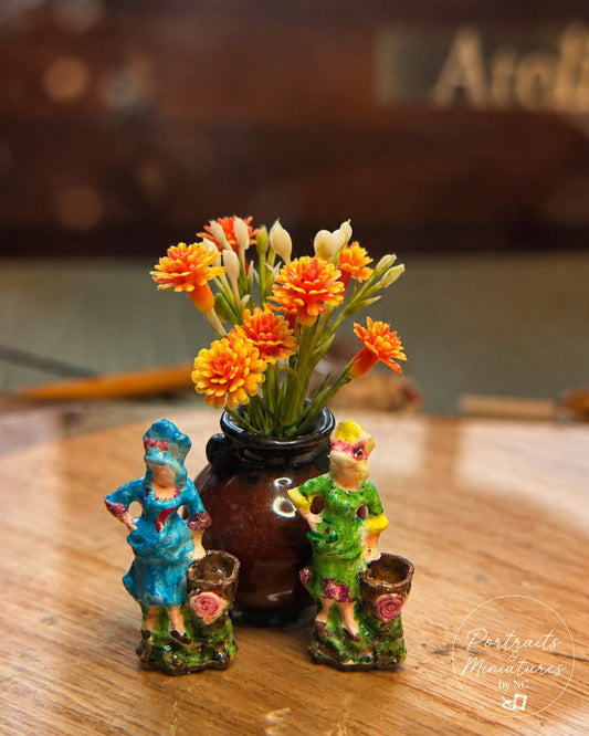 French_Style_Miniature_Figurines Dollhouse Decor